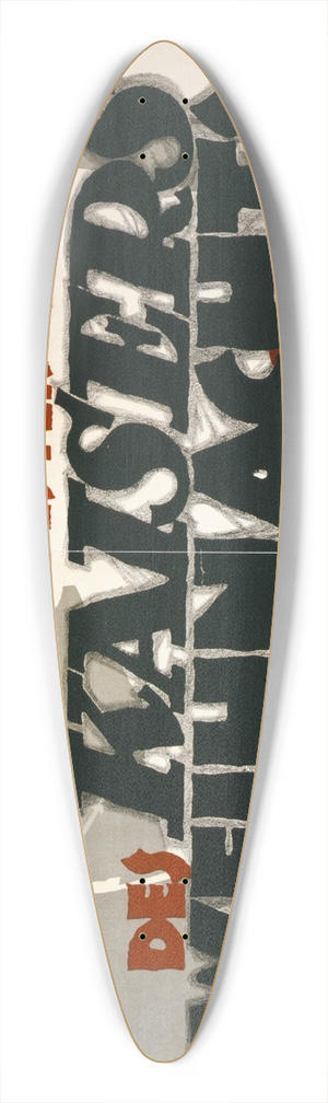 Hans Rudi Erdt - Des Kaisers Weihnachtsreise 39.3 inch art pintail longboard deck