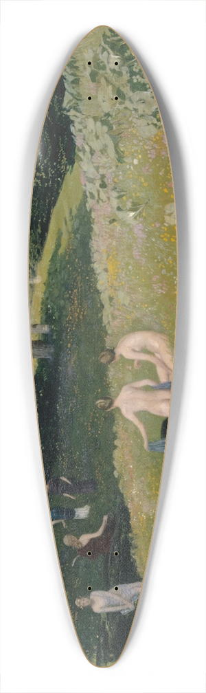 Hans Sandreuter - Summer Day 39.3 inch art pintail longboard deck