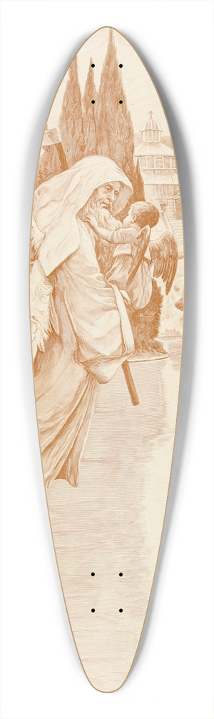 Hans Tegner - Fairy tales and stories pl37 39.3 inch art pintail longboard deck