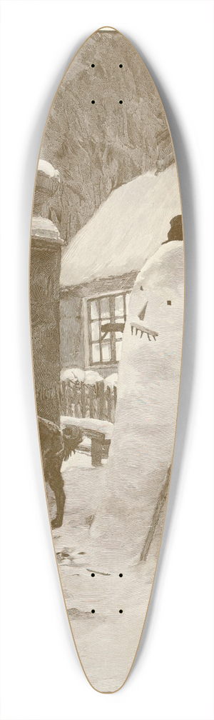 Hans Tegner - Fairy tales and stories pl39 39.3 inch art pintail longboard deck