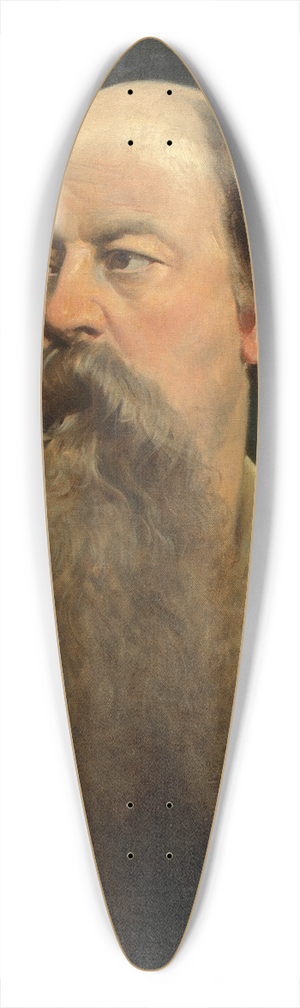 Hans Temple - Hans Canon (Maler) 39.3 inch art pintail longboard deck