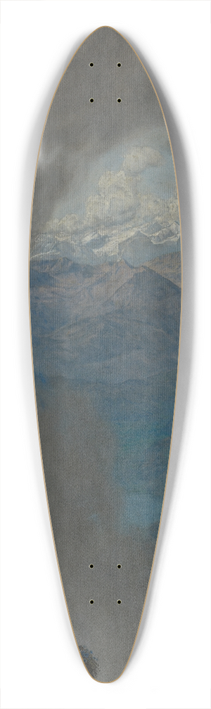 Hans Thoma - Blick vom Pilatus 39.3 inch art pintail longboard deck