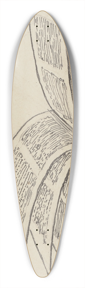 Hans Thoma - Buch 39.3 inch art pintail longboard deck