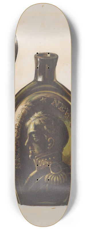 Charles Caseau - Flask 8.25 inch art skate deck