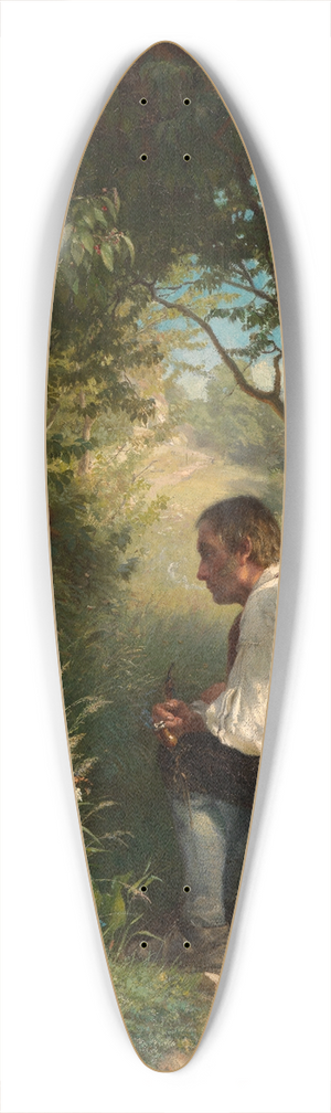Hans Thoma - Der Bienenfreund 39.3 inch art pintail longboard deck