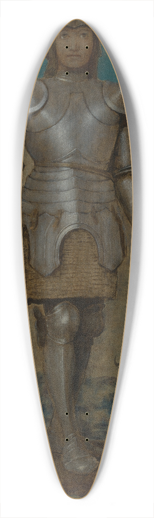 Hans Thoma - Der Heilige Ritter Georg 39.3 inch art pintail longboard deck