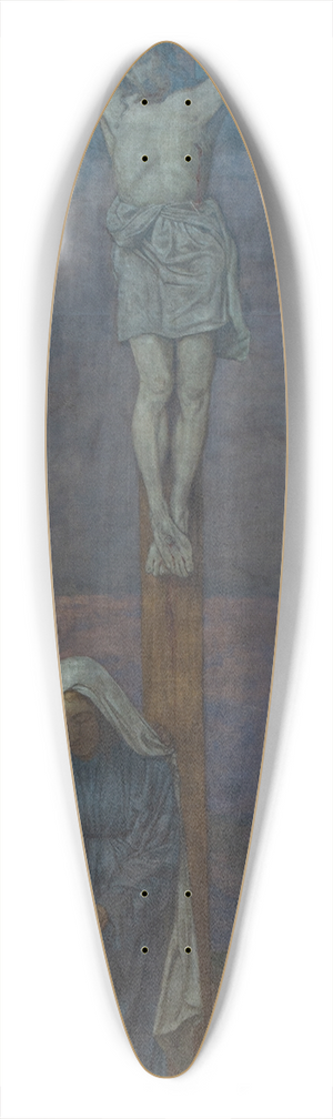 Hans Thoma - Kreuzigung Christi 39.3 inch art pintail longboard deck