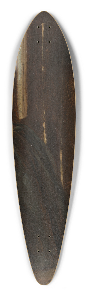 Hans Thoma - Mdchen auf der Laube eines Bauernhauses 39.3 inch art pintail longboard deck