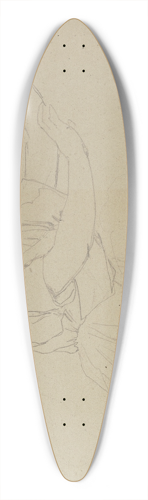 Hans Thoma - Pan and Daphnis 39.3 inch art pintail longboard deck