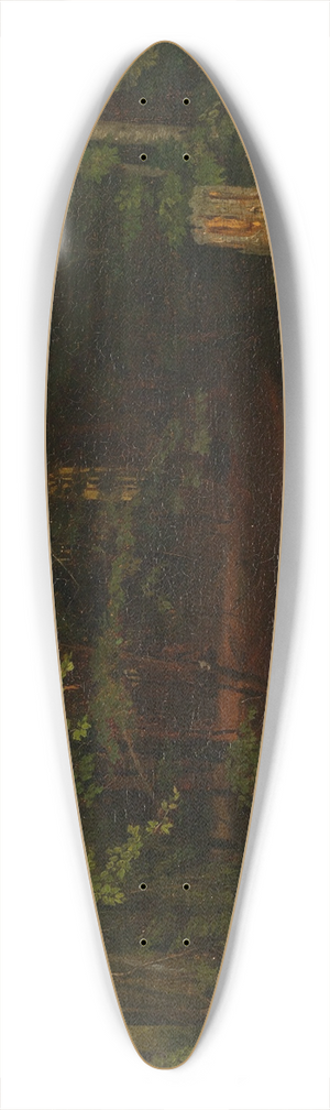 Hans Thoma - Waldinneres 39.3 inch art pintail longboard deck