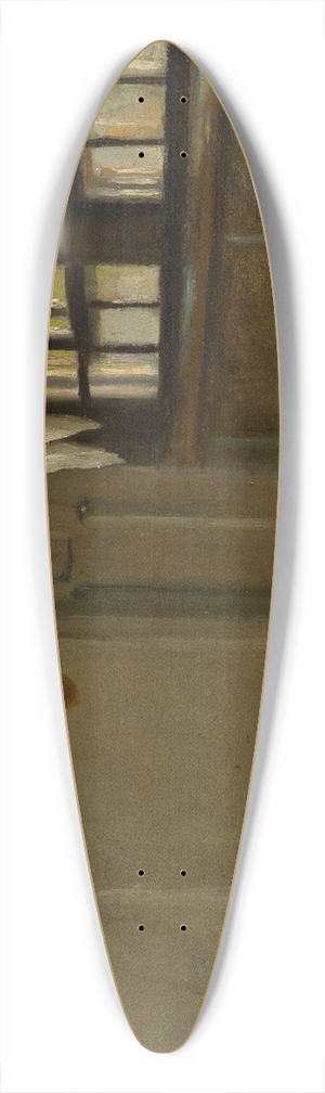 Hans Thoma - Zimmerecke in Bauernhaus 39.3 inch art pintail longboard deck