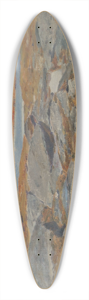 Hans Tichy - Studie aus Concarneau 39.3 inch art pintail longboard deck