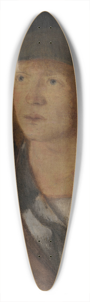 Hans von Kulmbach - Portrait of a Young Man 39.3 inch art pintail longboard deck