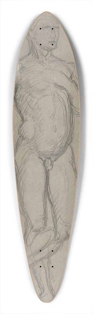 Hans Von Mares - The runner 39.3 inch art pintail longboard deck