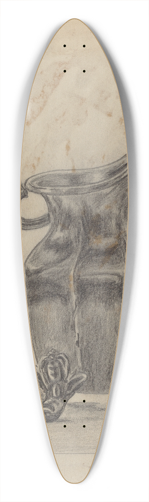Hans Westendorff - Pewter Pitcher 39.3 inch art pintail longboard deck