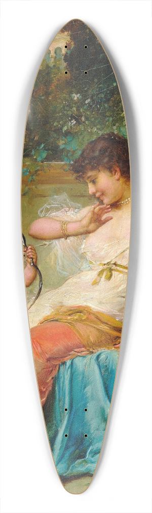 Hans Zatzka - Cupid 39.3 inch art pintail longboard deck