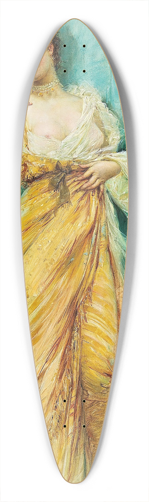 Hans Zatzka - In The Boudoir 39.3 inch art pintail longboard deck