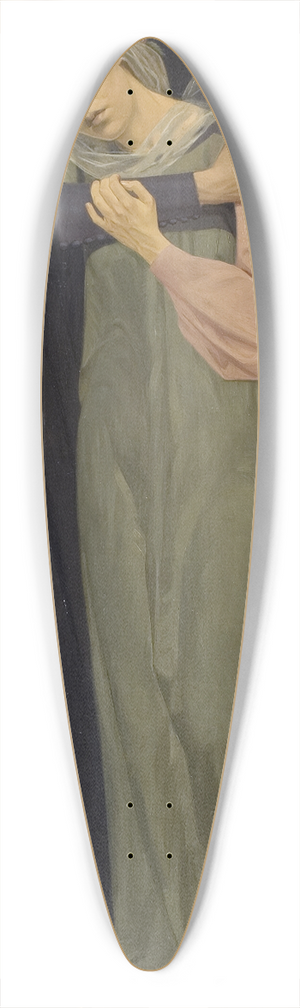 Harald Slott-Mller - Paolo and Francesca 39.3 inch art pintail longboard deck
