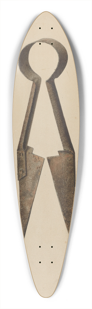 Harold Ballerd - Trimming Shears 39.3 inch art pintail longboard deck