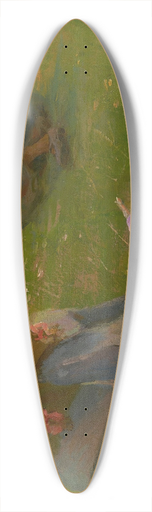 Harold Harvey - The lilac doll 39.3 inch art pintail longboard deck