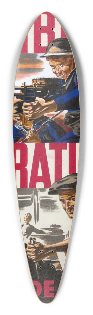 Harold Pym - Combined operations include you 39.3 inch art pintail longboard deck