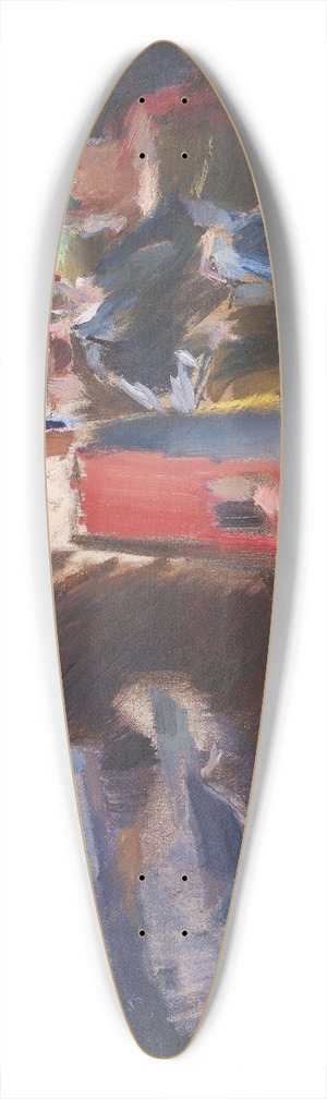 Harriet Backer - By the Piano 39.3 inch art pintail longboard deck