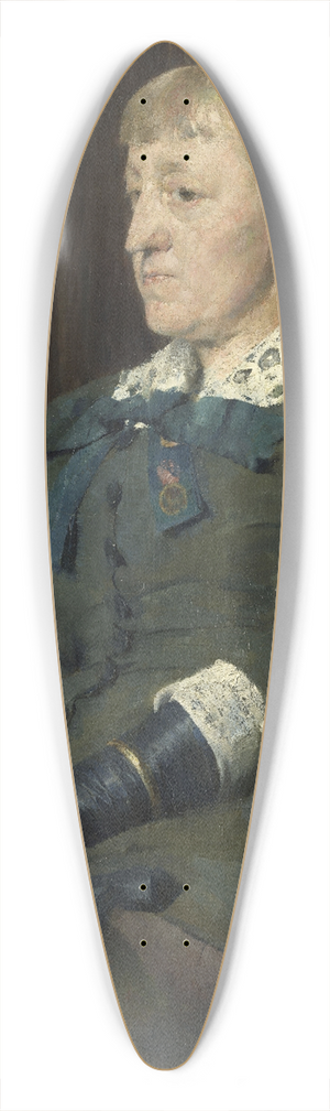Harriet Backer - Portrait of the Painter Kitty Kielland 39.3 inch art pintail longboard deck