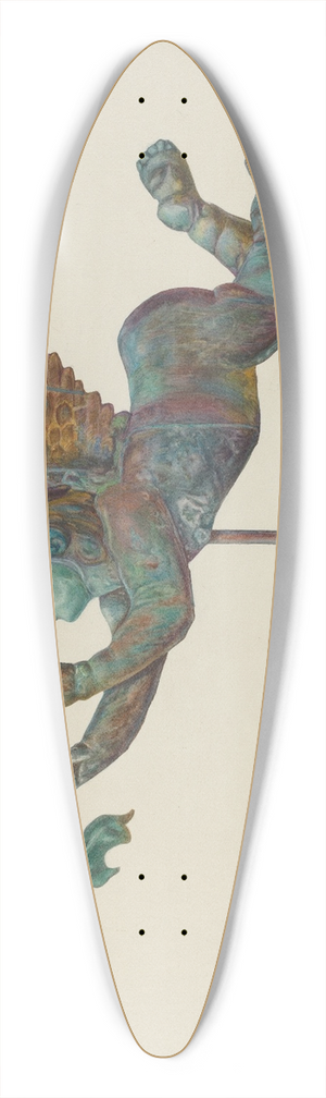 Harriette Gale - Gabriel Weather Vane 39.3 inch art pintail longboard deck
