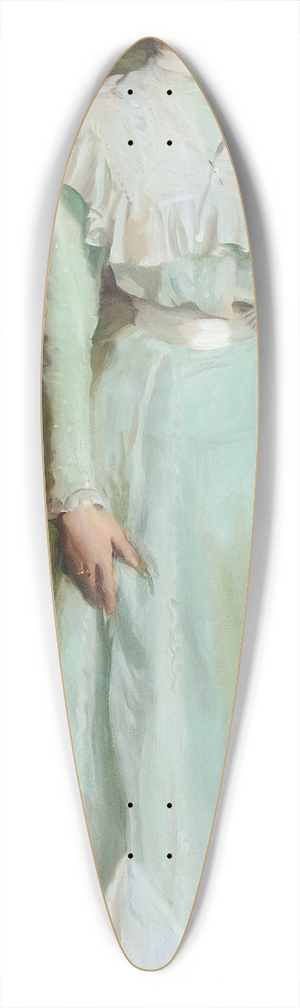 Harrington Mann - Portrait Of Miss Isabella Nairn 39.3 inch art pintail longboard deck