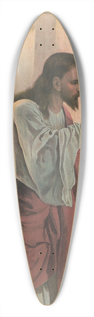 Harris, Jones & Co - Christ and the blind man 39.3 inch art pintail longboard deck
