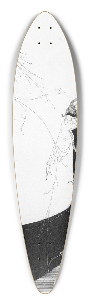 Harry Clarke - But Trust the Muse, She Saw it Upward Rise 39.3 inch art pintail longboard deck