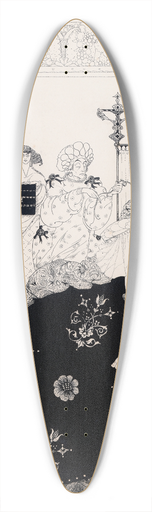 Harry Clarke - Now Awful Beauty Puts on all its Arms 39.3 inch art pintail longboard deck
