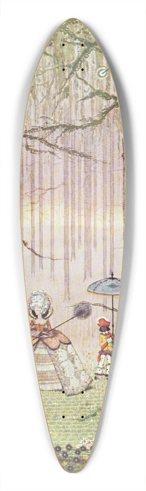 Harry Clarke - Riquet with the tuft appeared to her the finest prince upon earth 39.3 inch art pintail longboard deck