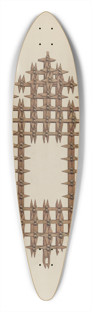 Harry Mann Waddell - Picture Frame 39.3 inch art pintail longboard deck