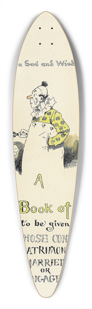 Harry Whitney McVickar - Matrimonial advice pl02 39.3 inch art pintail longboard deck