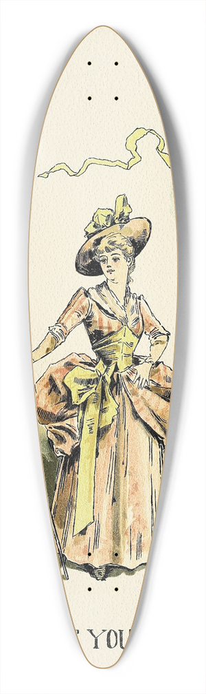 Harry Whitney McVickar - Matrimonial advice pl15 39.3 inch art pintail longboard deck