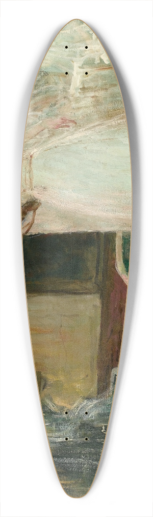 Harvey T. Dunn - A Furbished Gentleman 39.3 inch art pintail longboard deck