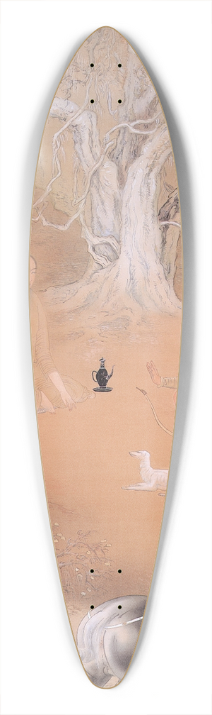 Hashimoto Kansetsu - Spring Day 39.3 inch art pintail longboard deck