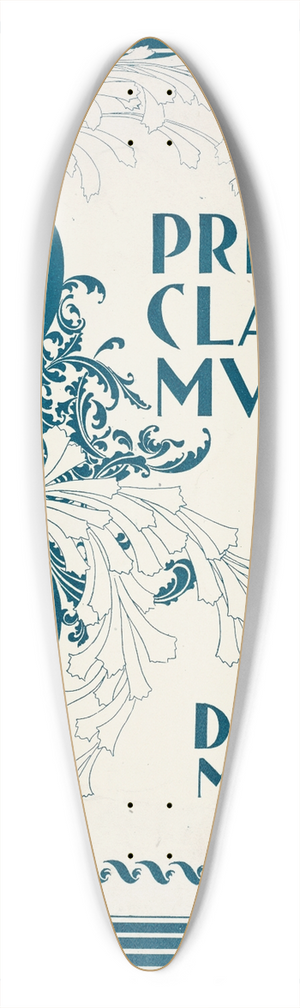 H. Carter - Pretty Clara Murphy 39.3 inch art pintail longboard deck