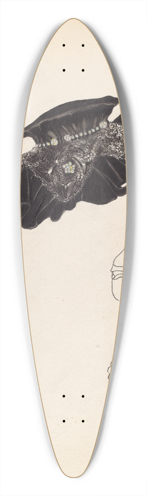 Hedwig Emanuel - Hat 39.3 inch art pintail longboard deck