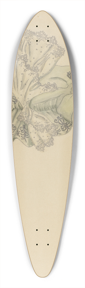 Hedwig Emanuel - Hat 39.3 inch art pintail longboard deck