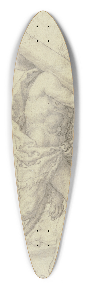 Heinrich Aldegrever - Herkules trgt die Sulen nach der Enge von Gades 39.3 inch art pintail longboard deck