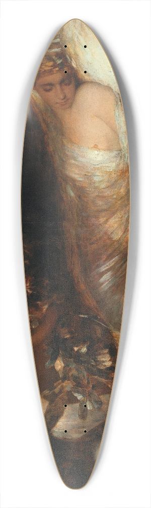 Heinrich Faust - Titania Sleeping 39.3 inch art pintail longboard deck