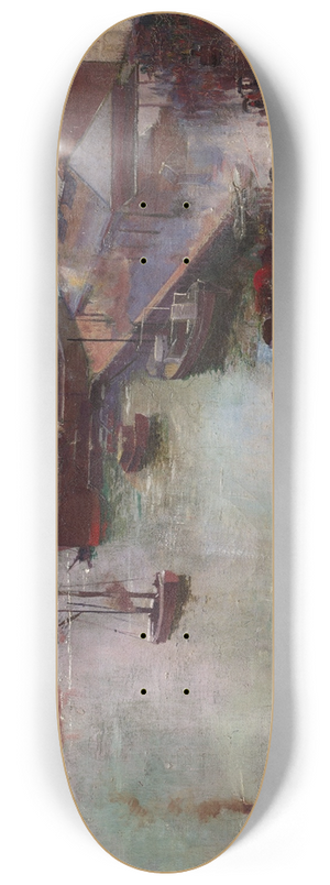 Charles Conder - Departure of the Orient,Circular Quay 8.25 inch art skate deck