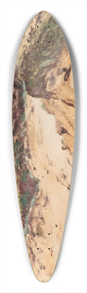 Heinrich Hermanns - In the dunes 39.3 inch art pintail longboard deck