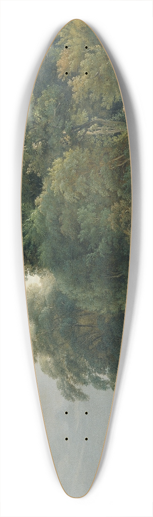 Heinrich Peyer - Landschaft mit Viehherde und Hirtin 39.3 inch art pintail longboard deck