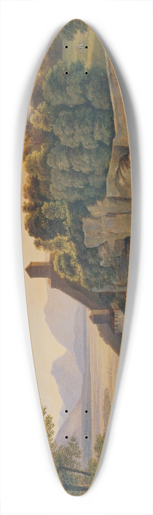 Heinrich Reinhold - Der Mnchsberg bei Salzburg 39.3 inch art pintail longboard deck
