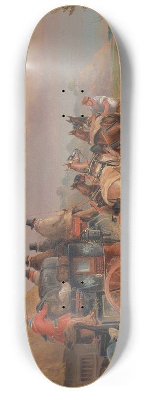 Charles Cooper Henderson - Mail Coaches on the Road- the `Quicksilver Devonport-London Royal Mail about to Start with a new Te 8.25 inch art skate deck Charles Cooper Henderson - Mail Coaches on the Road- the `Quicksilver Devonport-London Royal Mail about to Start with a new Te 8.25 inch art skate deck