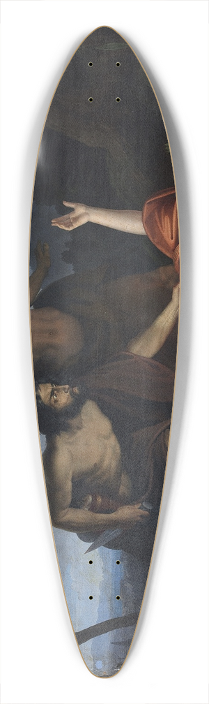 Heinrich Schwemminger - The cranes of Ibycus 39.3 inch art pintail longboard deck