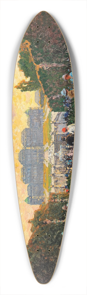 Heinrich Tomec - Belvedere 39.3 inch art pintail longboard deck